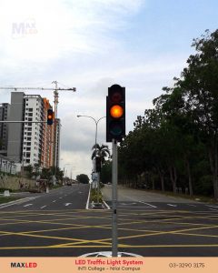 LED Traffic Signal Lights System - INTI College Nilai Campus Malaysia | Max LED Display Technologies (M) Sdn Bhd