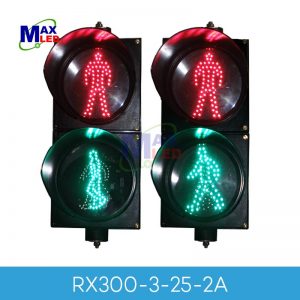 300mm LED Dynamic Pedestrian Traffic Signal Light Malaysia - RX300-3-25-2A | Max LED Display Technologies (M) Sdn Bhd