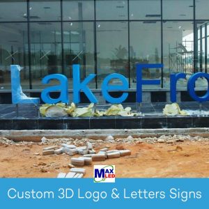 Custom 3D Logo & Letter Signs | Max LED Display Technologies (M) Sdn Bhd