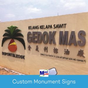LED Monument Signs Malaysia | LED Billboard Advertising Signs Malaysia | Max LED Display Technologies (M) Sdn Bhd