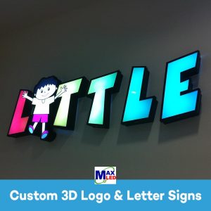 LED 3D Logo & Letters Signs | Max LED Display Technologies (M) Sdn Bhd