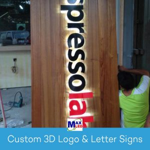 LED Custom 3D Logo & Letter Signs | Max LED Display Technologies (M) Sdn Bhd