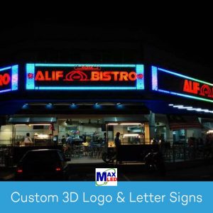 LED Custom 3D Logo & Letter Signs | Max LED Display Technologies (M) Sdn Bhd