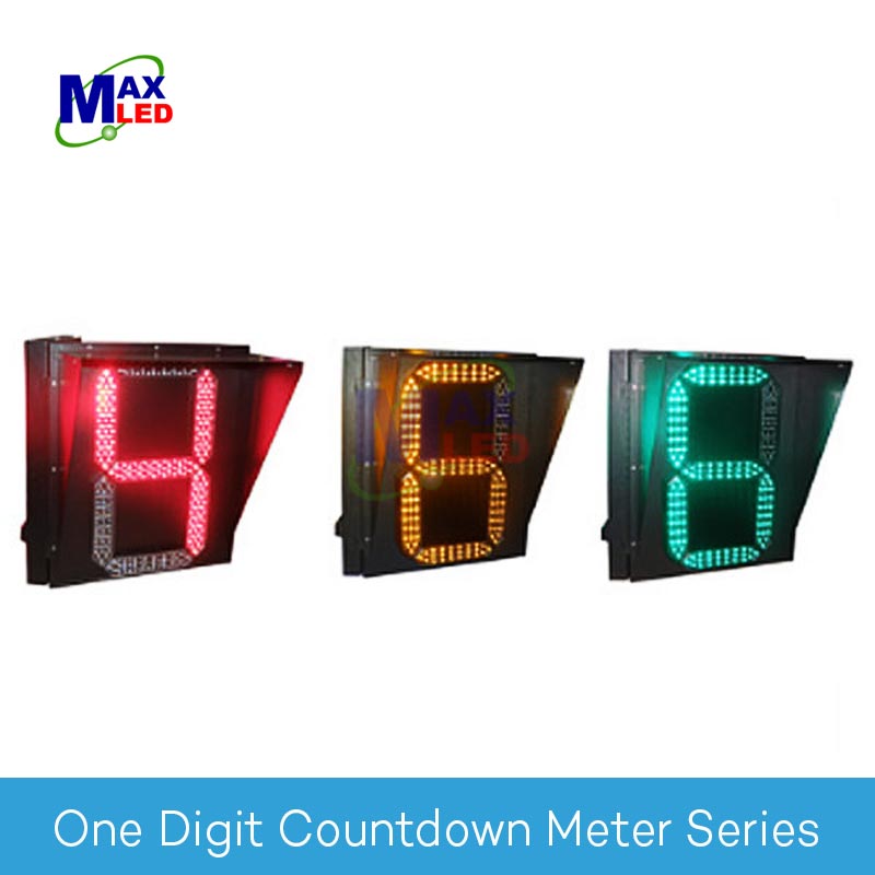 One Digit Countdown Meter Series Malaysia - LED Traffic Signal Lights | Max LED Display Technologies (M) Sdn Bhd
