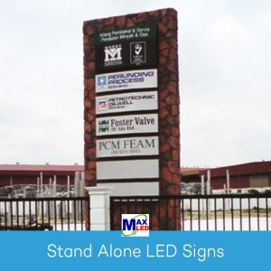 Stand Alone LED Signage | LED Billboard Advertising Signs Malaysia | Max LED Display Technologies (M) Sdn Bhd