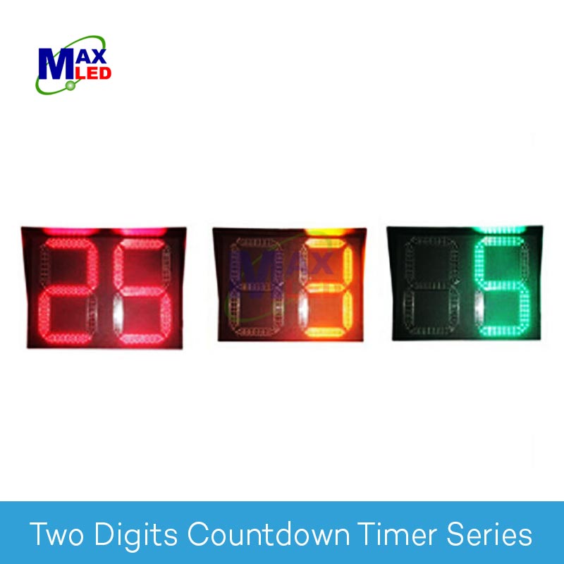 Two Digits Countdown Timer Series Malaysia - LED Traffic Signal Lights | Max LED Display Technologies (M) Sdn Bhd